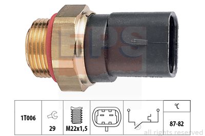EPS 1.850.230 / Termocontatto, Ventola radiatore Made in Italy - OE Equivalent