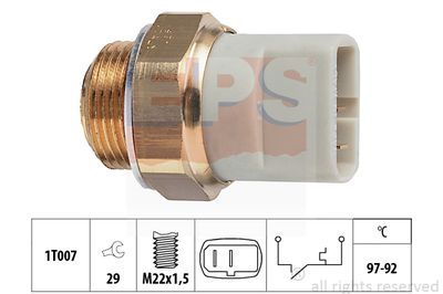 EPS 1.850.279 / Termocontatto, Ventola radiatore Made in Italy - OE Equivalent