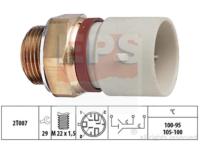 Eps-(7.5674) termointerruttori per elettroventilatori
