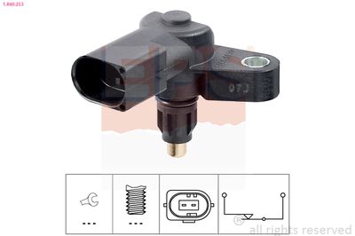 EPS 1.860.253 / Interruttore, Luce di retromarcia Made in Italy - OE Equivalent
