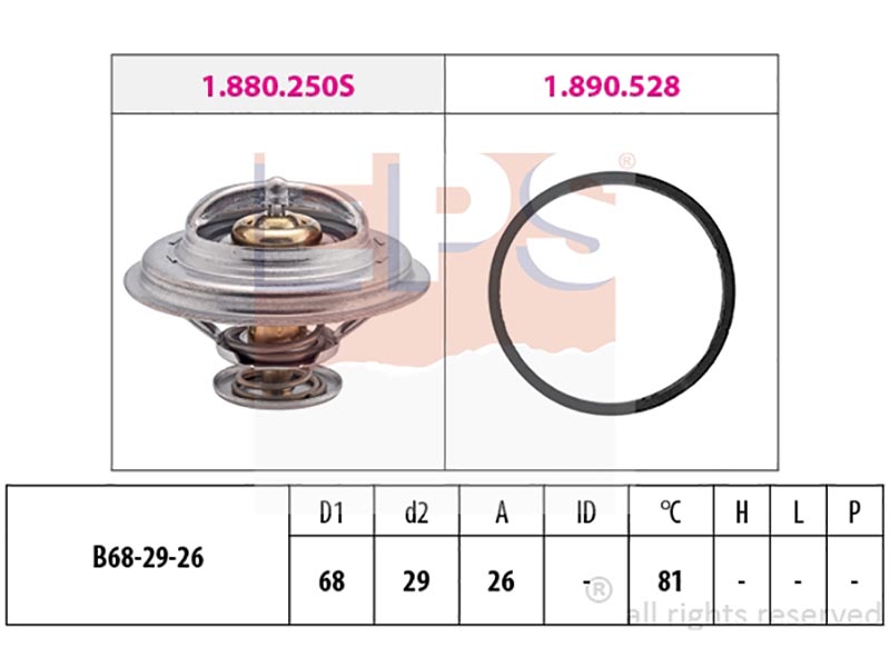 Eps-(7.8250) termostati