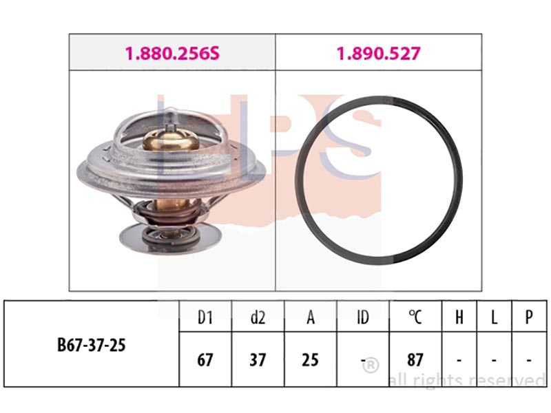 Eps-(7.8256) termostati