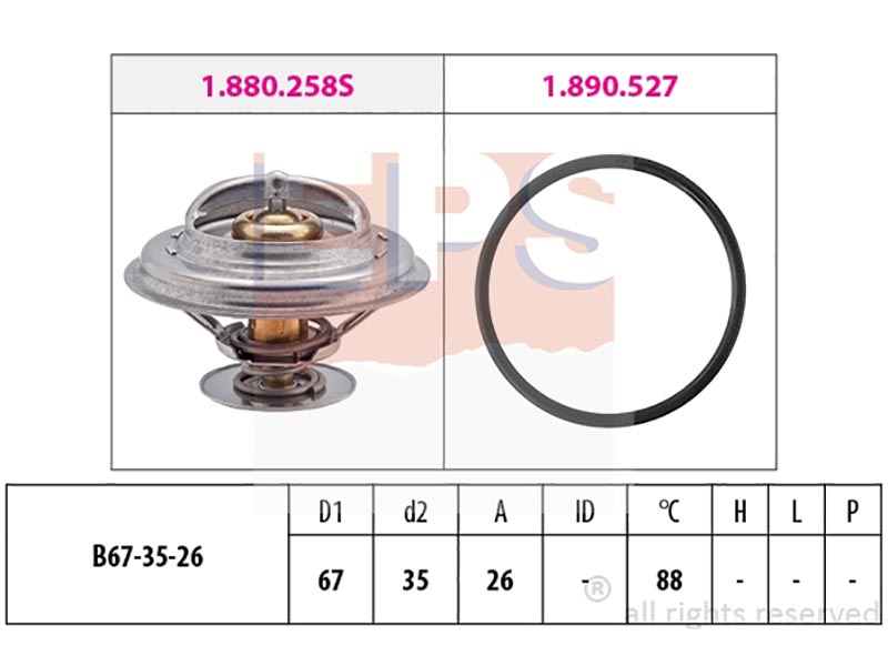 Eps-(7.8258) termostati
