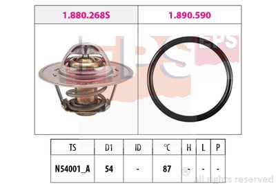 EPS 1.880.268 / Termostato, Refrigerante Made in Italy - OE Equivalent