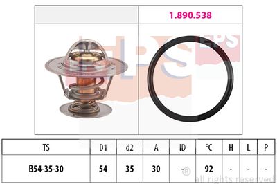EPS 1.880.279 / Termostato, Refrigerante Made in Italy - OE Equivalent