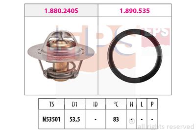 EPS 1.880.293 / Termostato, Refrigerante Made in Italy - OE Equivalent