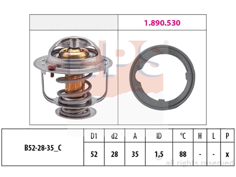 Eps-(7.8489) termostati
