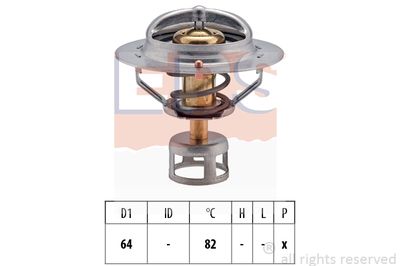 EPS 1.880.523S / Termostato, Refrigerante Made in Italy - OE Equivalent