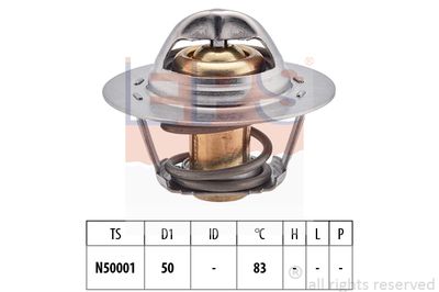 EPS 1.880.543S / Termostato, Refrigerante Made in Italy - OE Equivalent