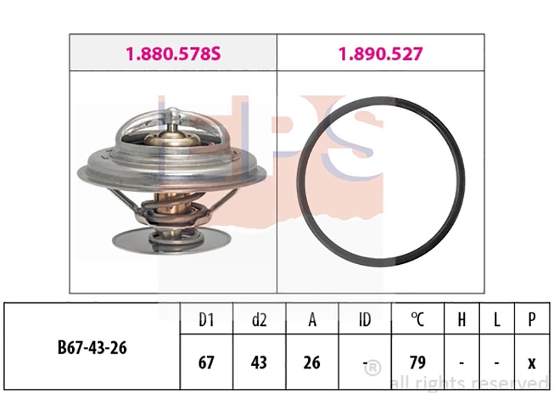 Eps-(7.8577) termostati