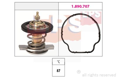 EPS 1.880.805 / Termostato, Refrigerante Made in Italy - OE Equivalent