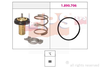 EPS 1.880.822 / Termostato, Refrigerante Made in Italy - OE Equivalent