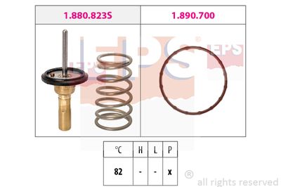 EPS 1.880.823 / Termostato, Refrigerante Made in Italy - OE Equivalent