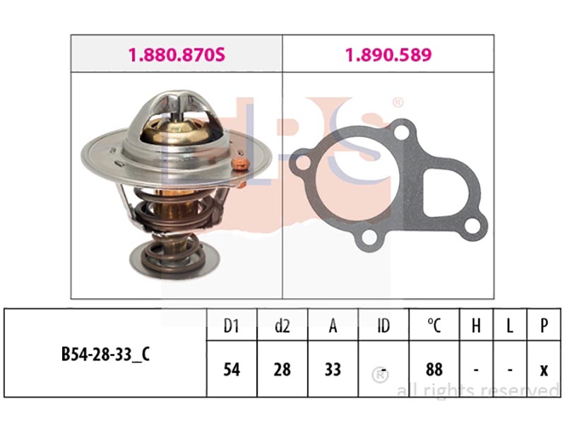 Eps-(7.8870) termostati