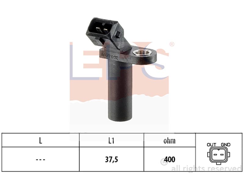 Engine and transmission speed sensors