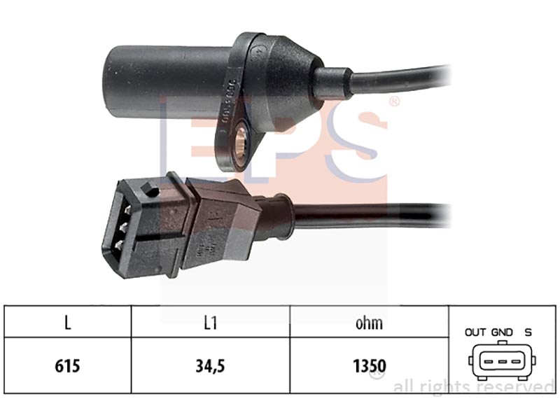Engine and transmission speed sensors
