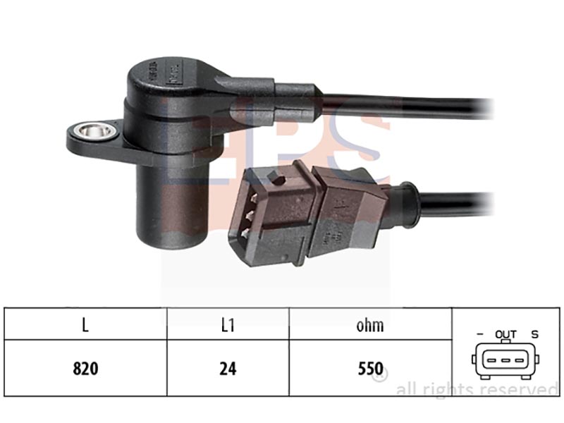 Engine and transmission speed sensors