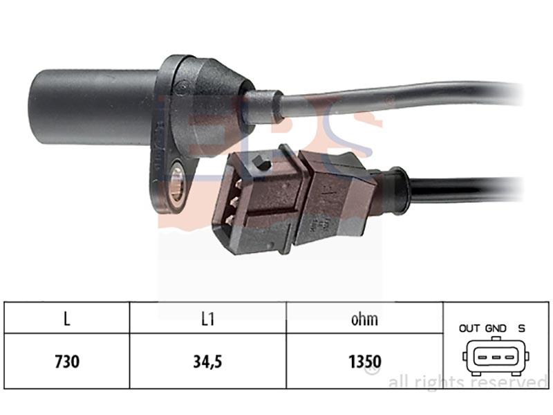 Engine and transmission speed sensors