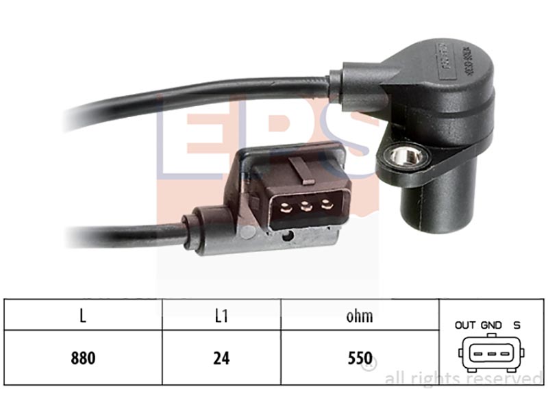 Engine and transmission speed sensors