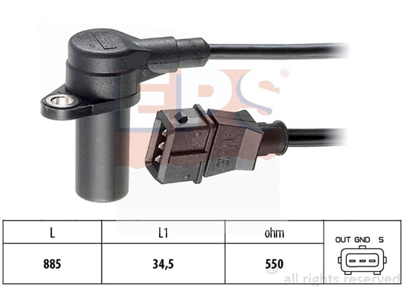 Engine and transmission speed sensors