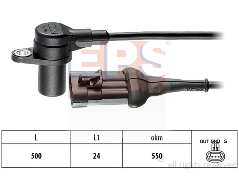 Engine and transmission speed sensors