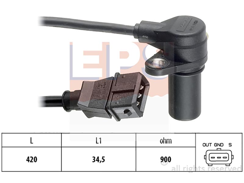 Engine and transmission speed sensors