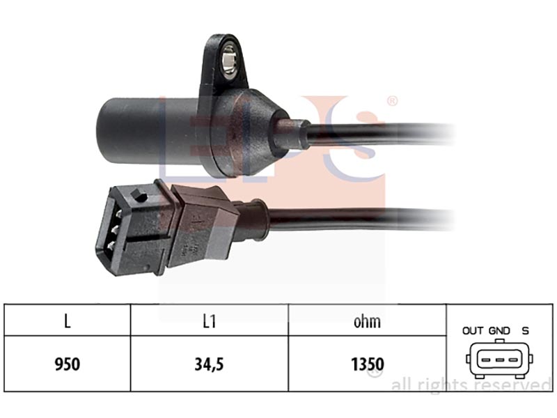 Engine and transmission speed sensors