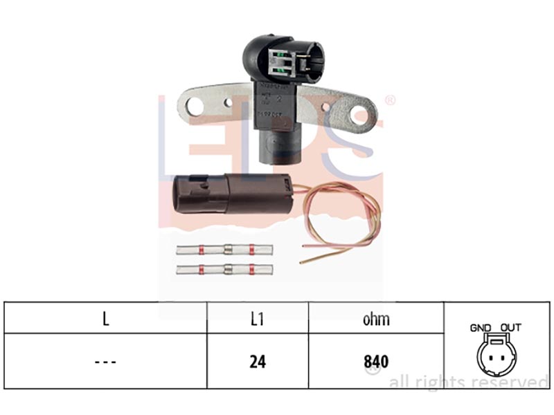 Engine and transmission speed sensors