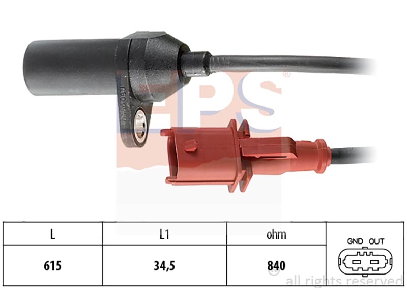 Engine and transmission speed sensors