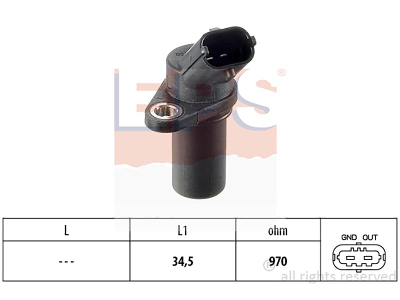 Engine and transmission speed sensors