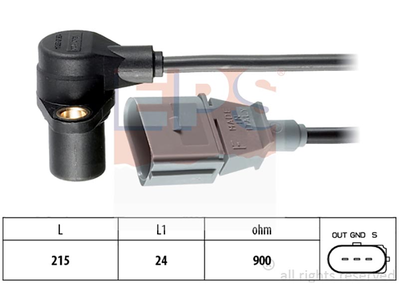 Engine and transmission speed sensors