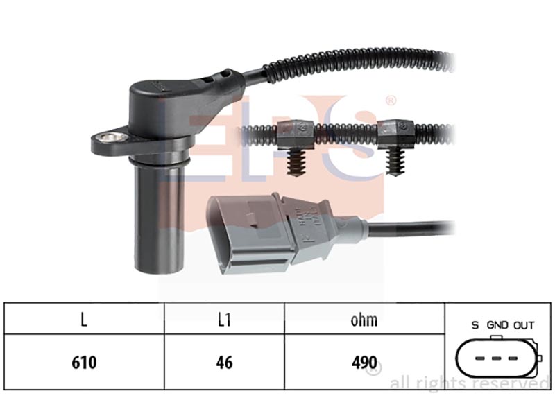 Engine and transmission speed sensors