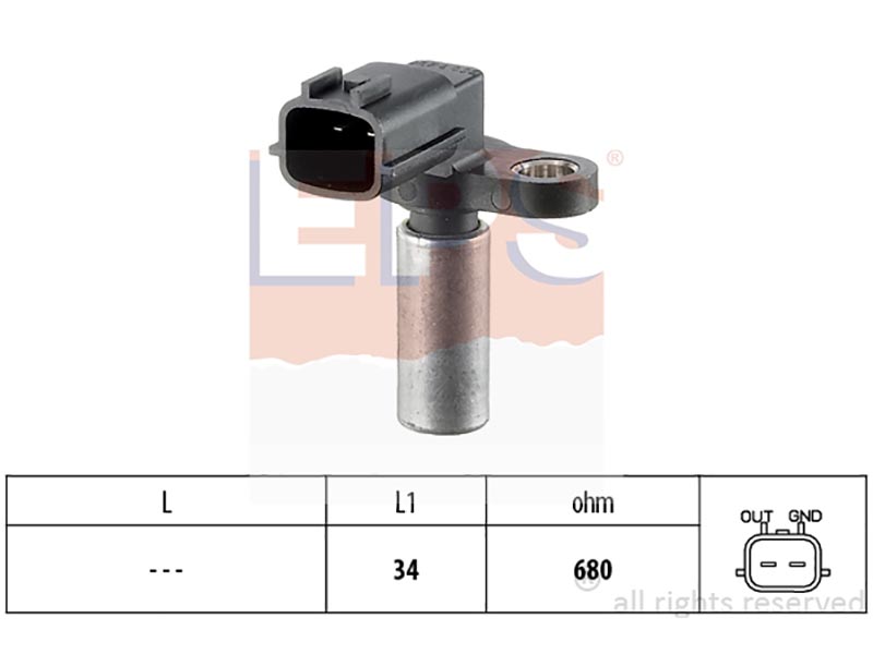 Engine and transmission speed sensors