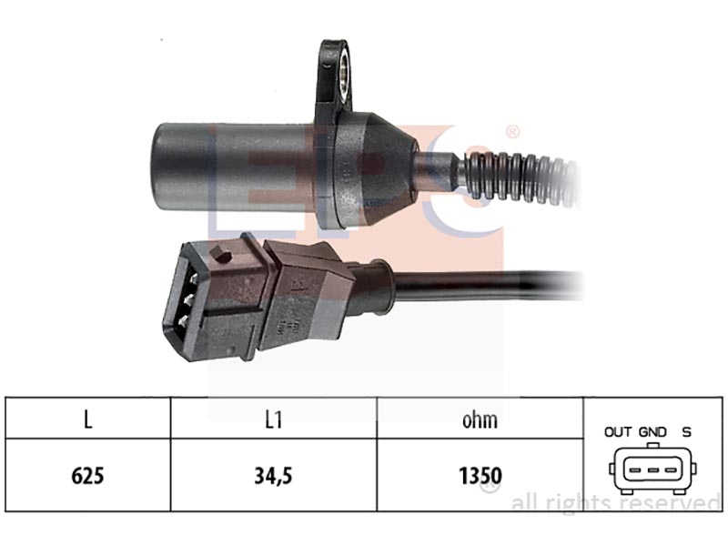 Engine and transmission speed sensors