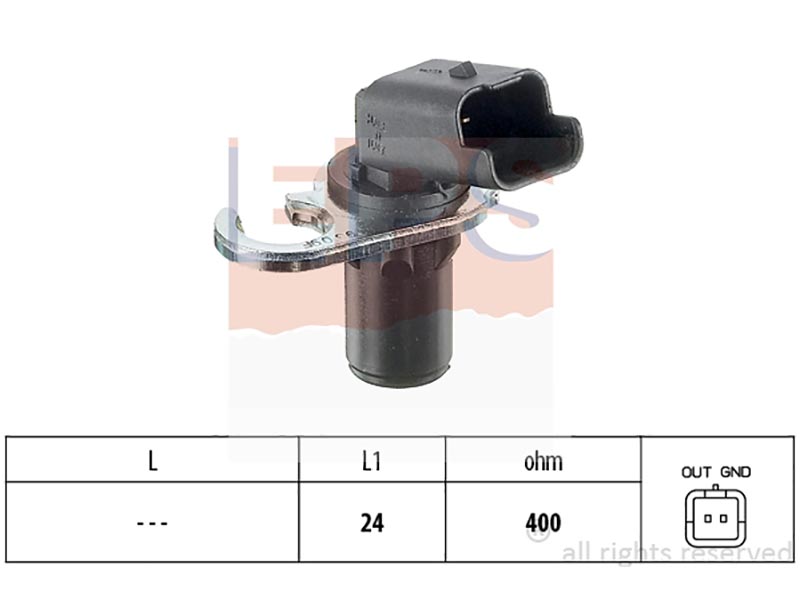 Engine and transmission speed sensors