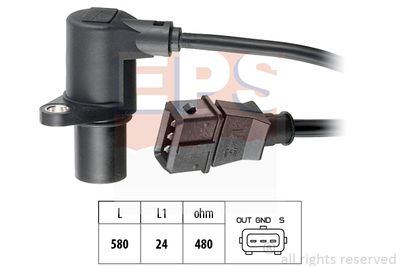 EPS 1.953.297 / Generatore di impulsi, Albero a gomiti Made in Italy - OE Equivalent