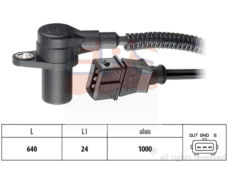 EPS 1.953.301 / Generatore di impulsi, Albero a gomiti Made in Italy - OE Equivalent