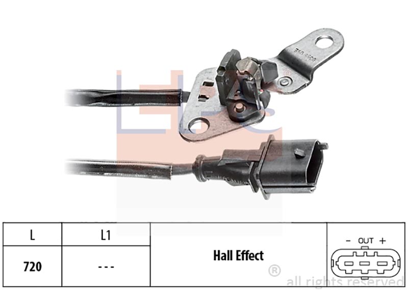 Engine and transmission speed sensors