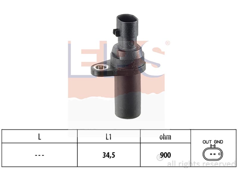 Engine and transmission speed sensors