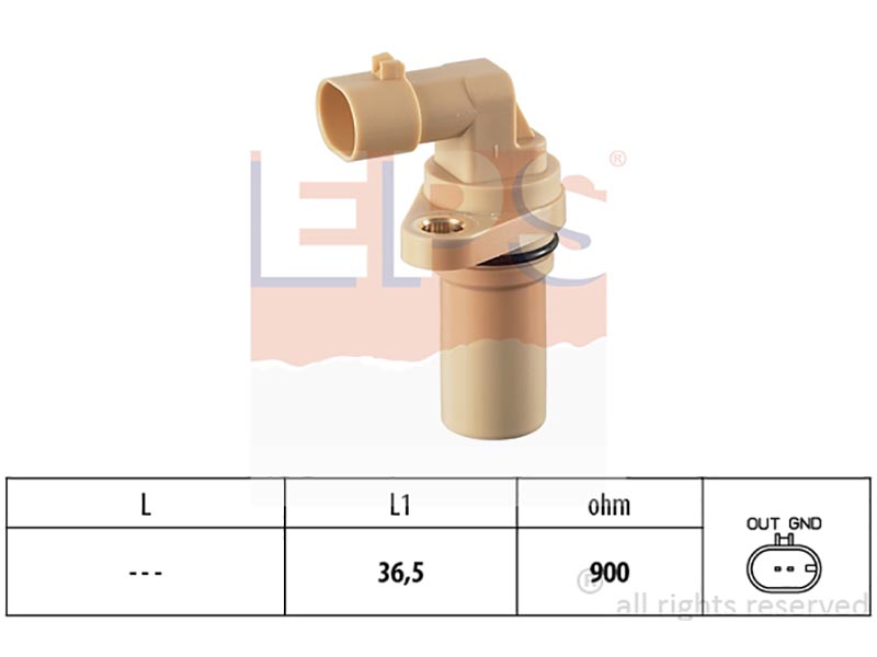 Engine and transmission speed sensors