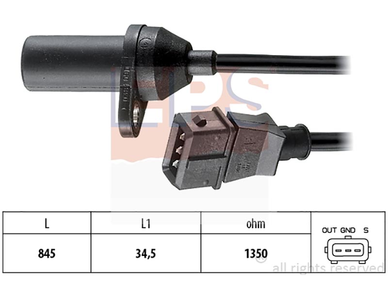 Engine and transmission speed sensors