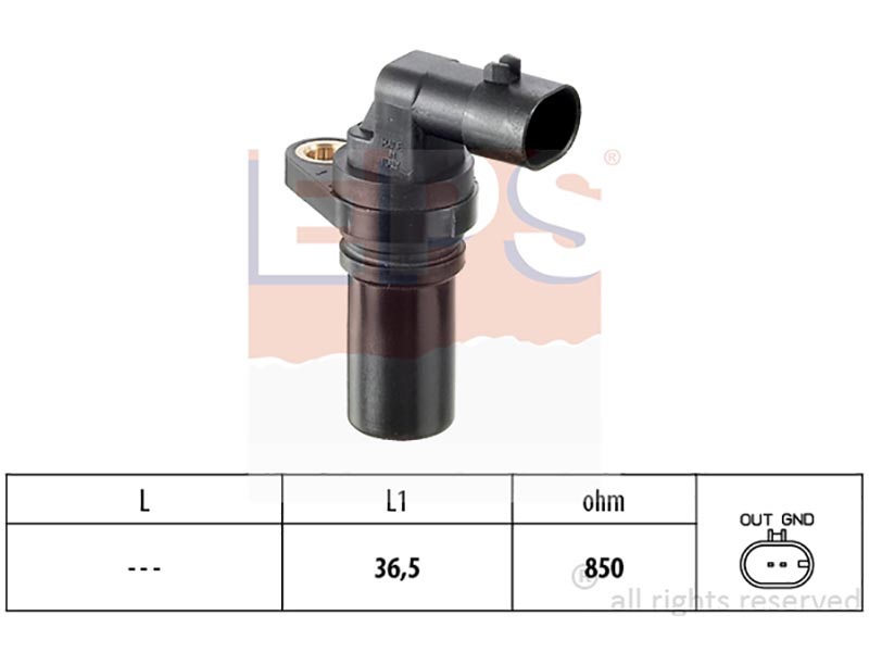 Engine and transmission speed sensors