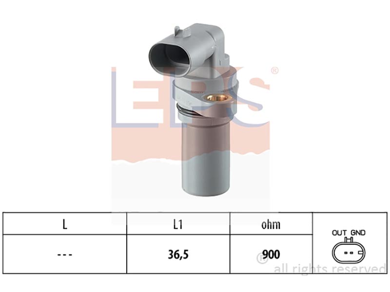 Engine and transmission speed sensors