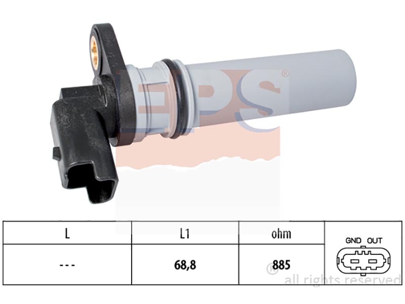 Engine and transmission speed sensors