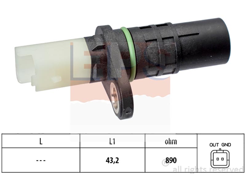 Engine and transmission speed sensors