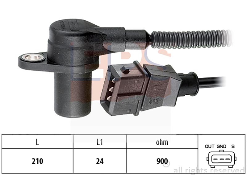 Engine and transmission speed sensors