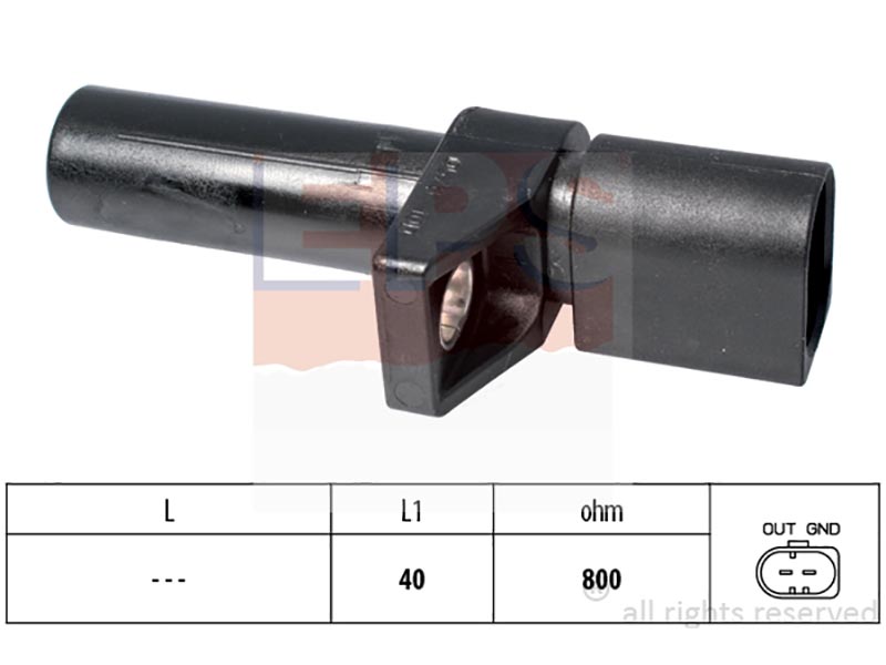 Engine and transmission speed sensors