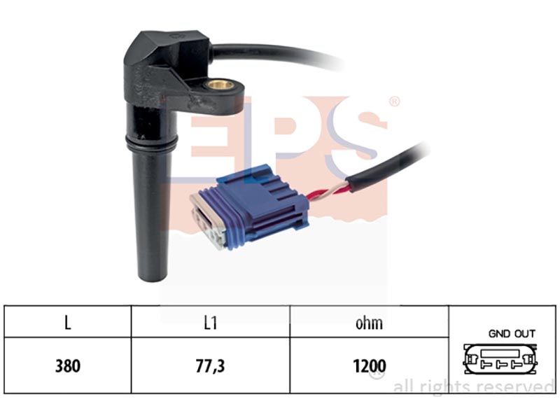 Engine and transmission speed sensors