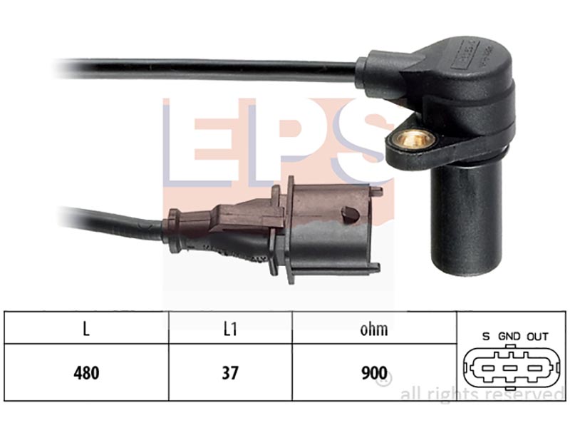 Engine and transmission speed sensors