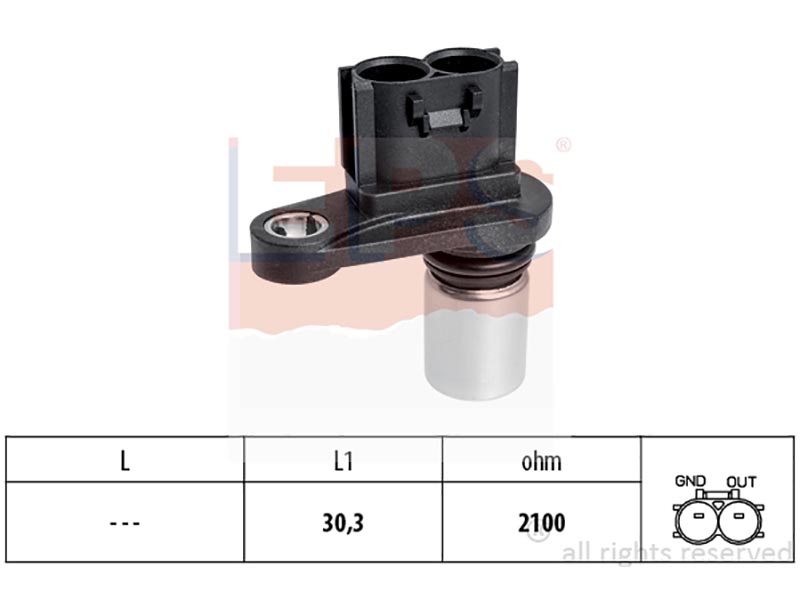 Engine and transmission speed sensors